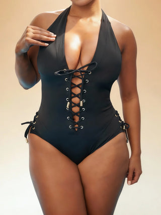 Lace Me Up Sculpting Swimsuit