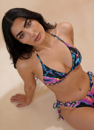 (Sample Sale) The Jungle Fever Bikini Top - Recycled Fabric