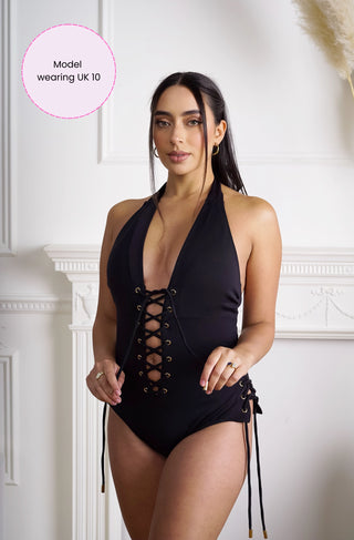 Award Winning: Lace Me Up Sculpting Swimsuit