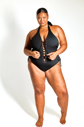 Award-Winning Lace Me Up Sculpting Swimsuit