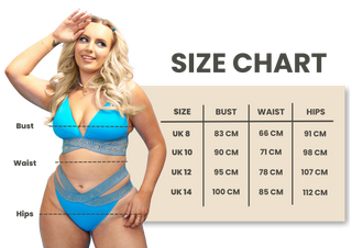 Azure Fashion London Size Chart