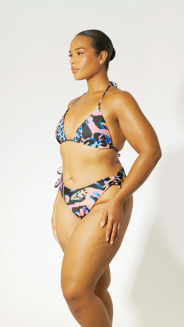 The Jungle Fever Bikini Bottoms - 16-18 360 view